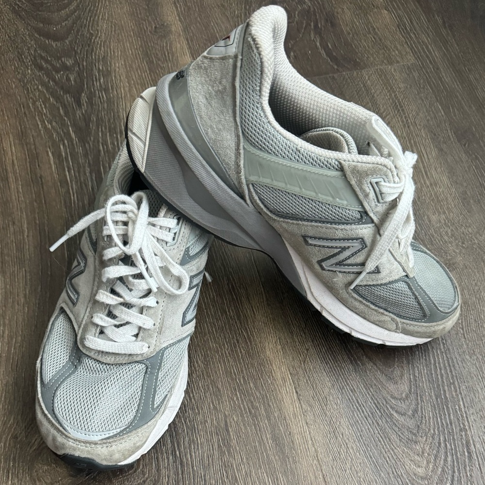 Men's New Balance M990GL5 Running Shoes Grey/Castlerock Suede/Mesh